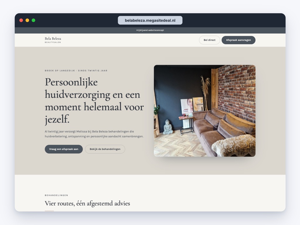Voorbeeldontwerp, niet in opdracht: Bela Beleza